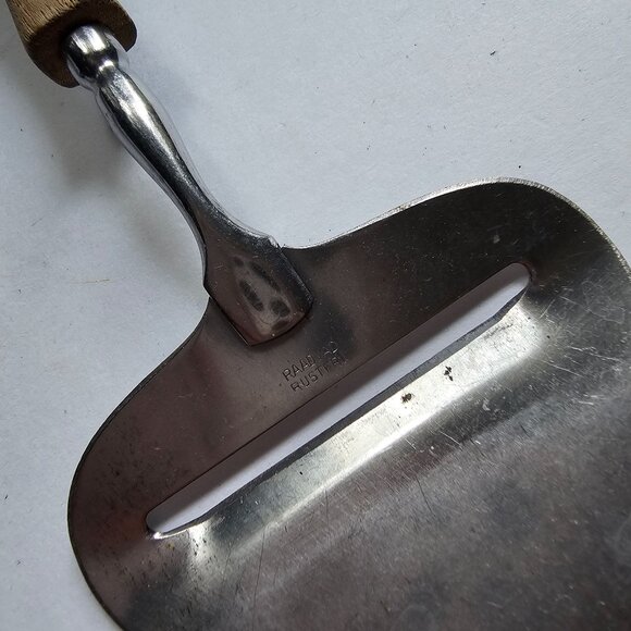 Stainless Steel Cheese Slicer With Wooden Handle Raadvad Rustfri Retro Kitchen - Picture 5 of 8